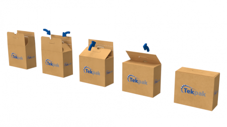 Crash Lock Carton Closing Sequence