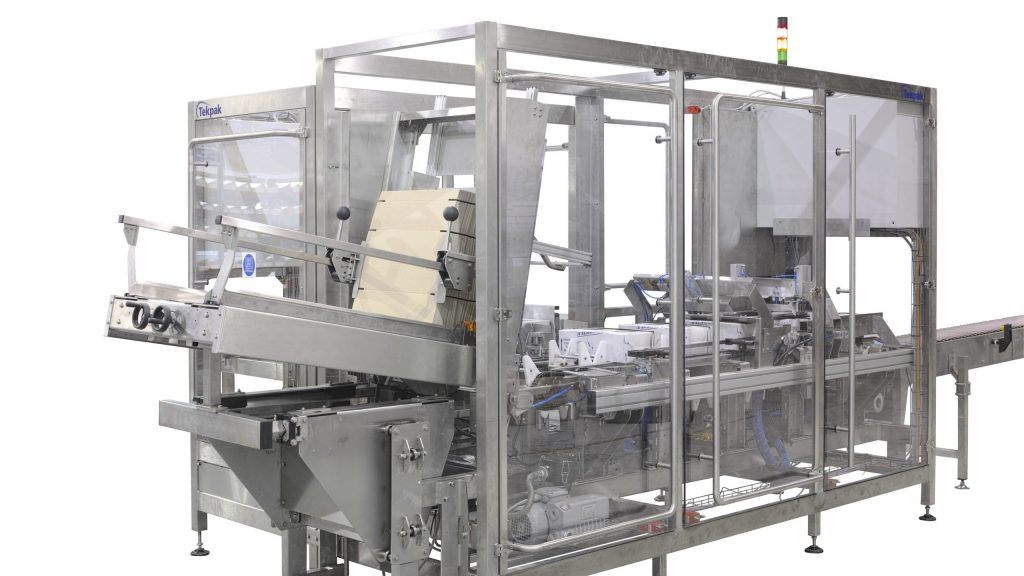 Tray Loader with Integrated Case Erector and Case Closer