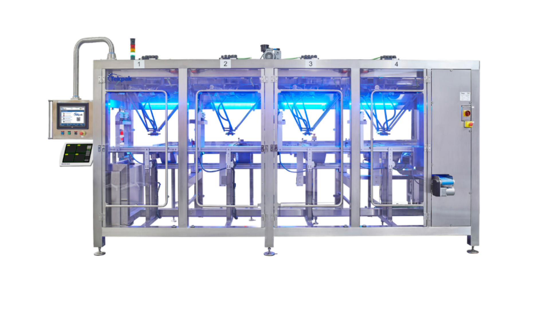 Food multi cell robot 3 axis pick and place system