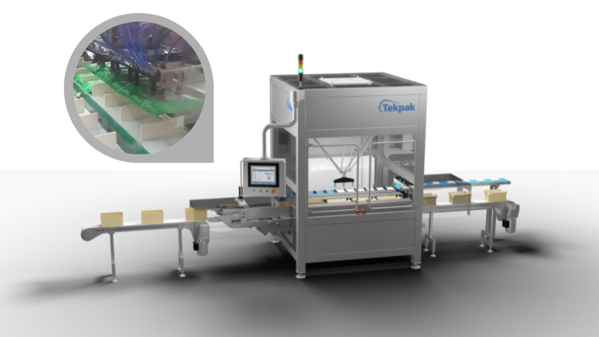 Crisp bag packaging line automated case packing system