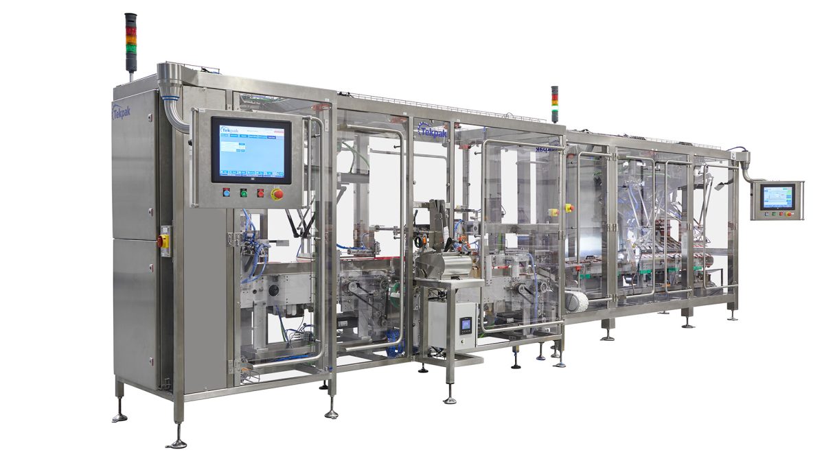 Tekpak Pick and Place Packaging Line for Cartoning Sachets