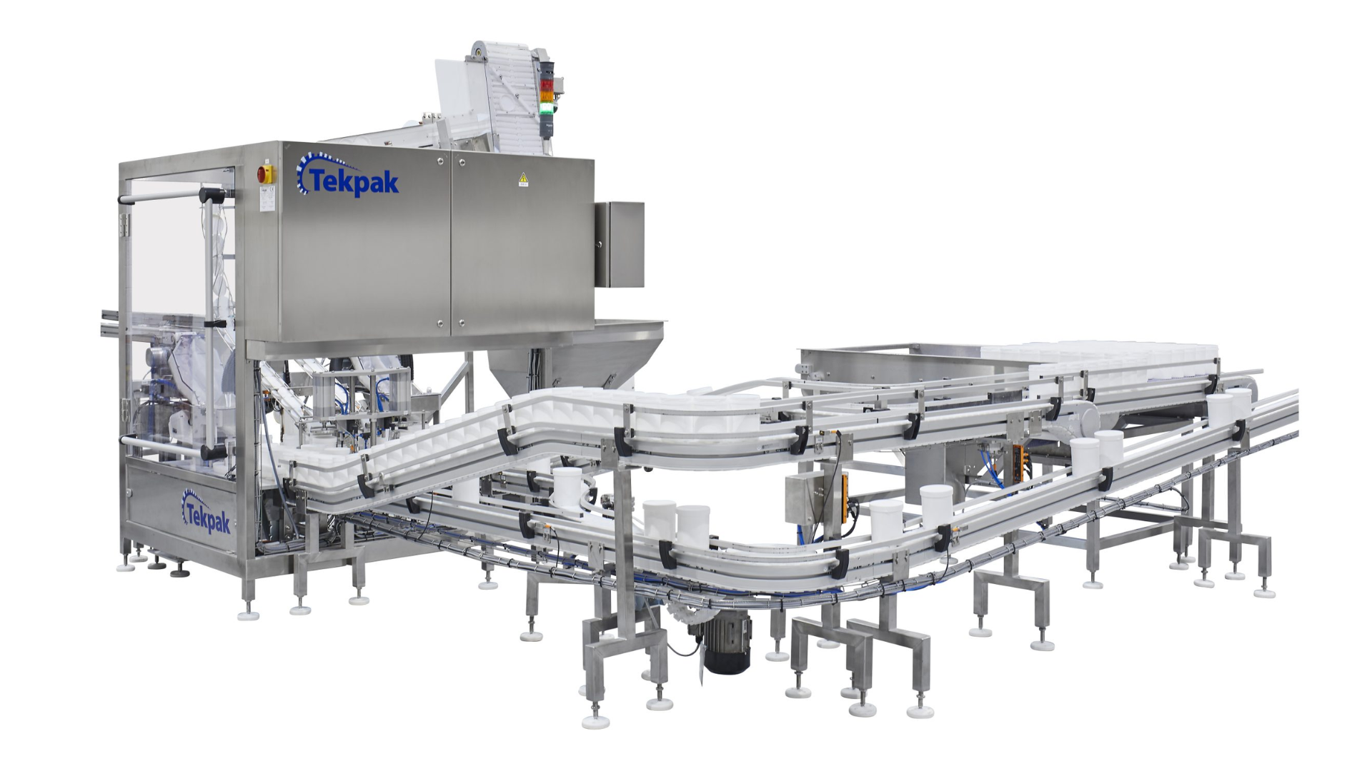 Automated tub loading and tub capping line packaging system